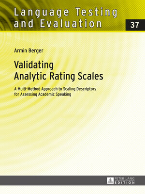 cover image of Validating Analytic Rating Scales
